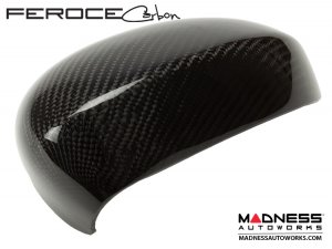 FIAT 500 Mirror Cover Caps in Carbon Fiber - Estremo 